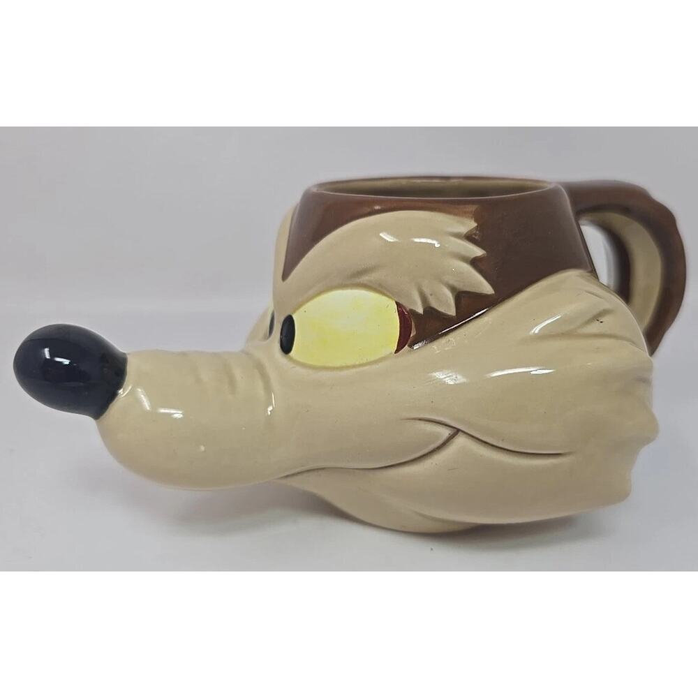1989 Wile E‎ Coyote Head Applause Mug Looney Tunes U297